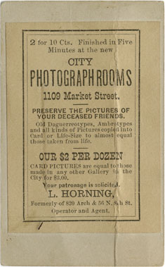 1870 Tintype
